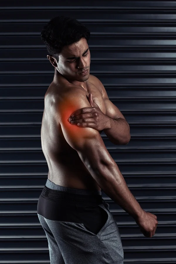 shoulder injuries, muscle strain